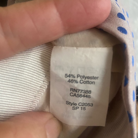 J. Crew | The Pencil Skirt in Royal Blue Polka Dot - Picture 11 of 14